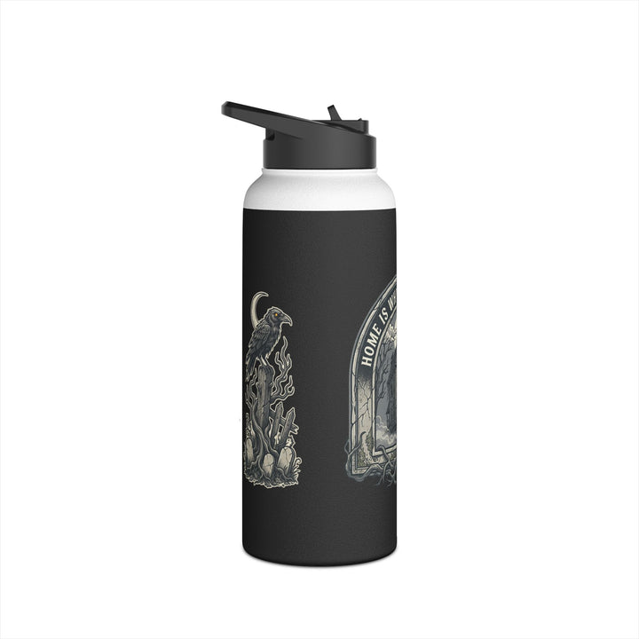 "The Haunted Tour" Stainless Steel Water Bottle, Standard Lid