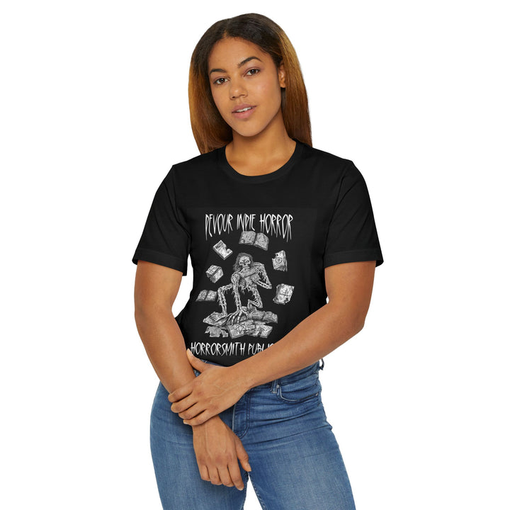 "Devour Indie Horror" Unisex Cotton Tee