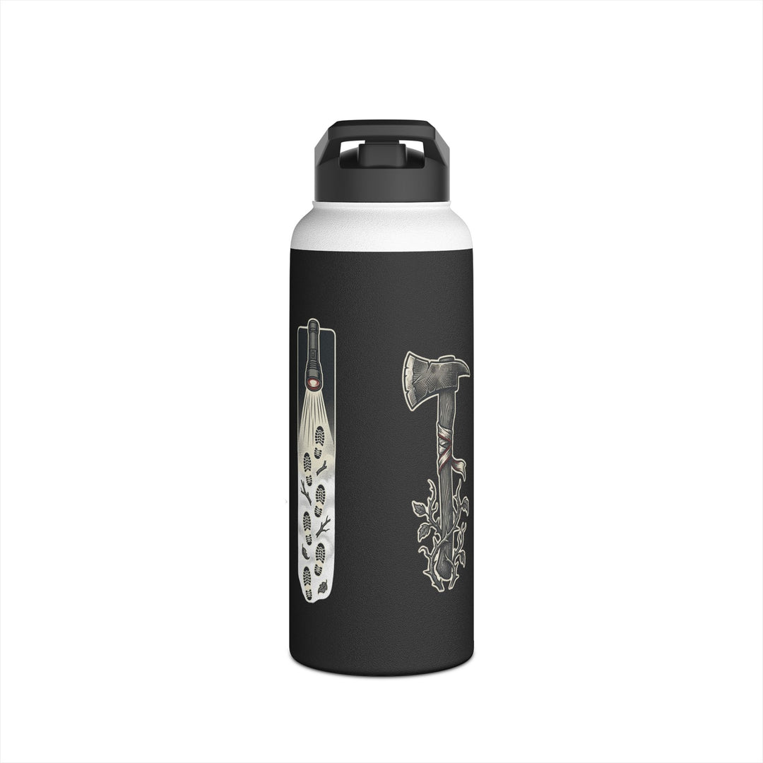 "Final Girl Energy" Stainless Steel Water Bottle, Standard Lid