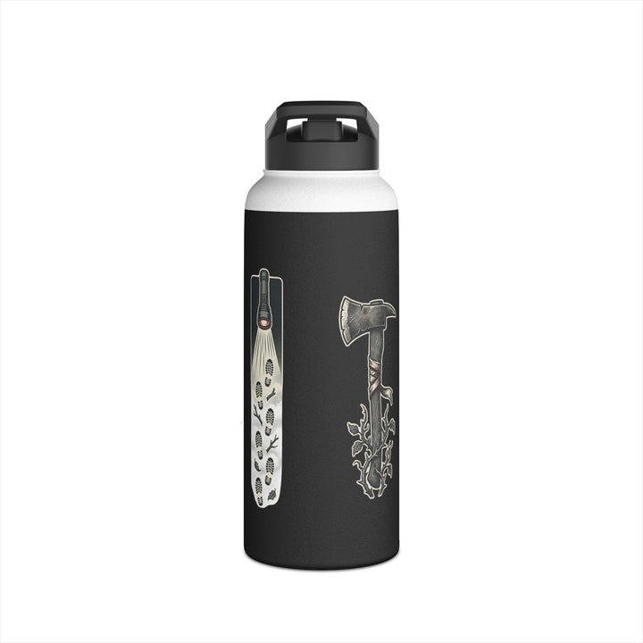 "Final Girl Energy" Stainless Steel Water Bottle, Standard Lid