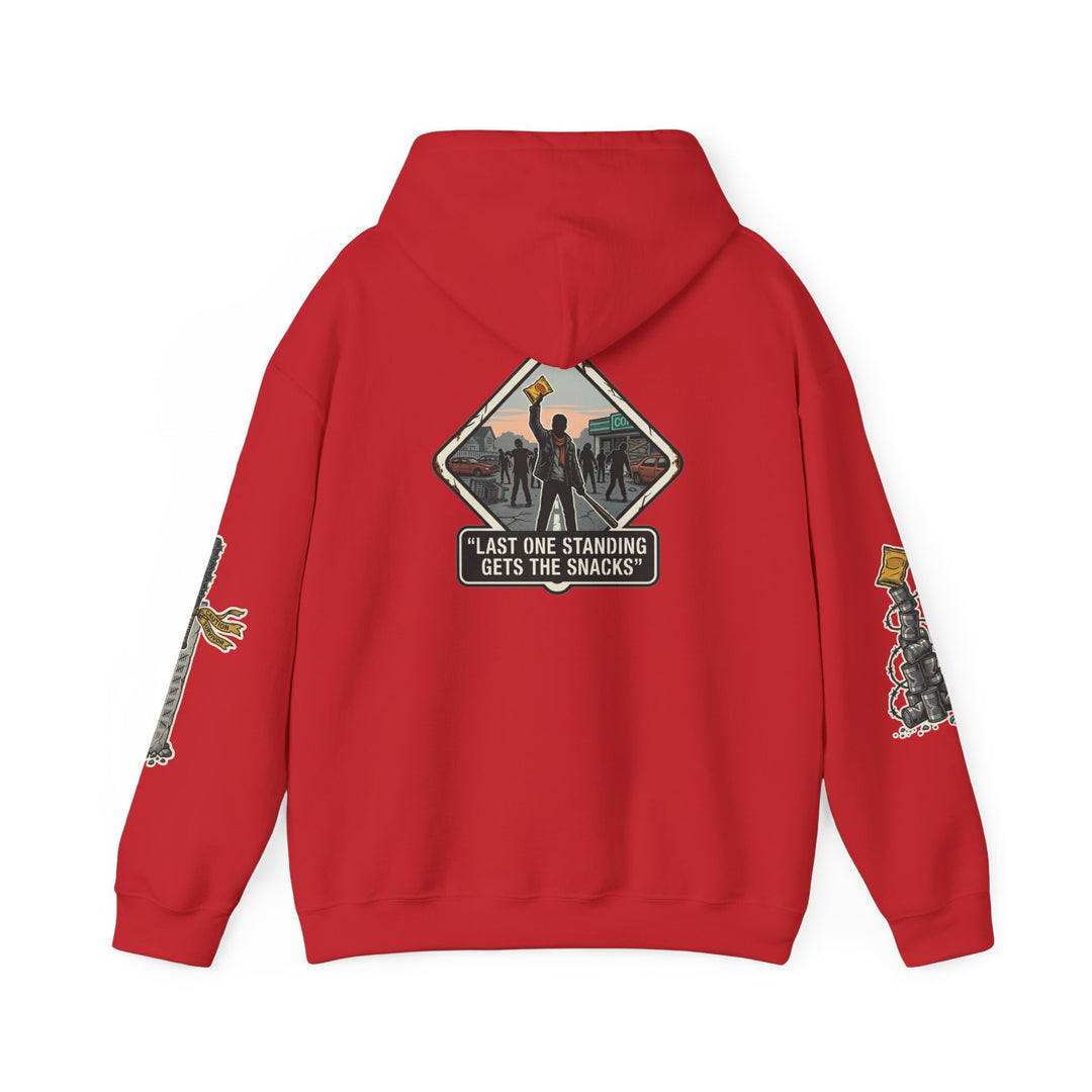 "Last One Standing Gets the Snacks" Unisex Hoodie