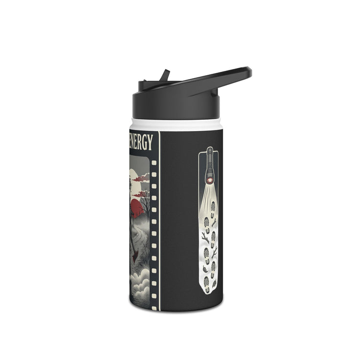 "Final Girl Energy" Stainless Steel Water Bottle, Standard Lid
