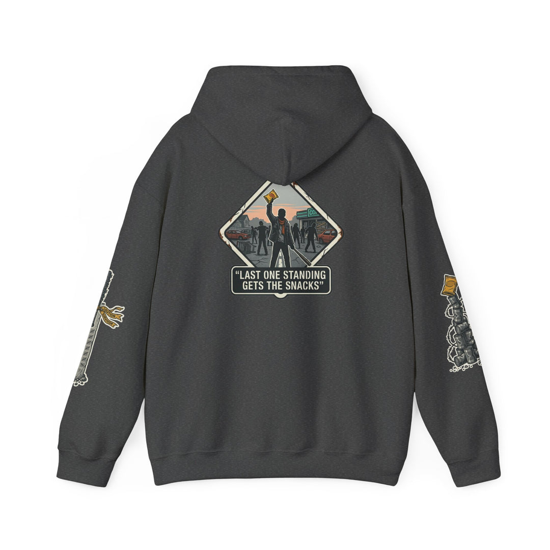 "Last One Standing Gets the Snacks" Unisex Hoodie
