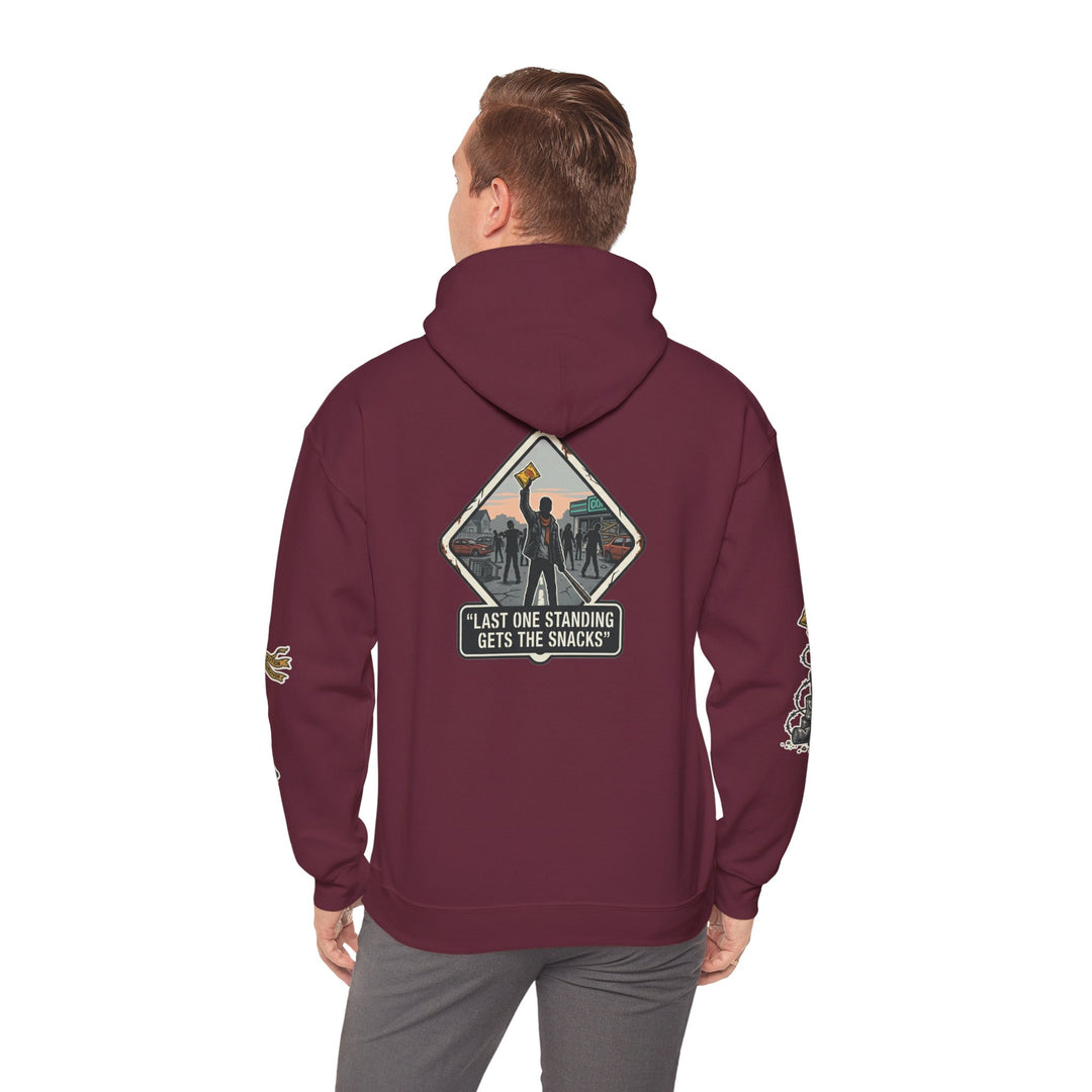 "Last One Standing Gets the Snacks" Unisex Hoodie