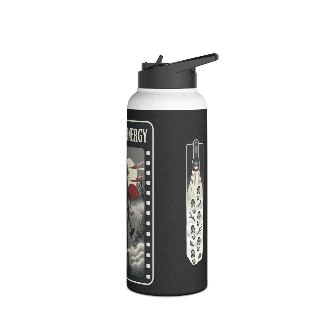 "Final Girl Energy" Stainless Steel Water Bottle, Standard Lid
