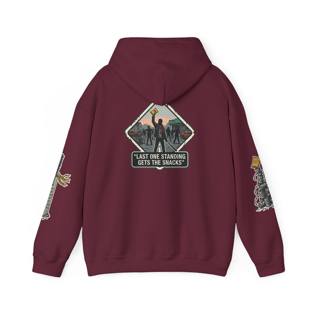 "Last One Standing Gets the Snacks" Unisex Hoodie