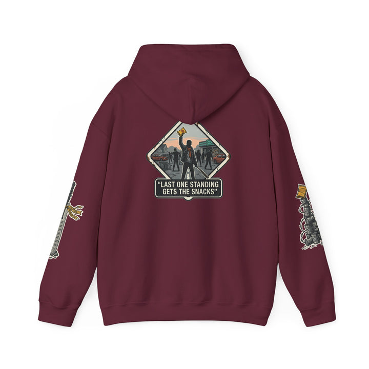 "Last One Standing Gets the Snacks" Unisex Hoodie