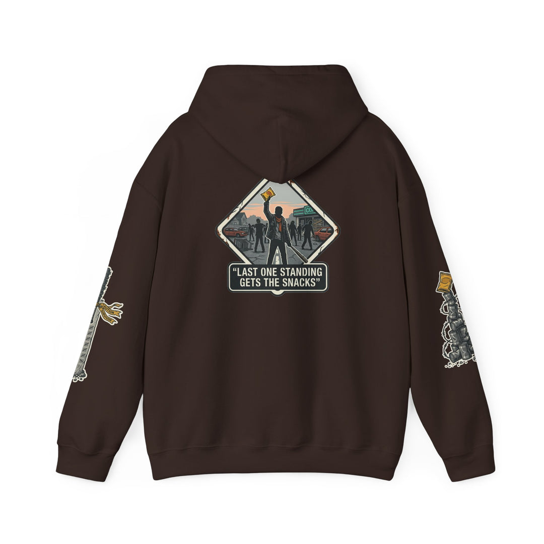 "Last One Standing Gets the Snacks" Unisex Hoodie