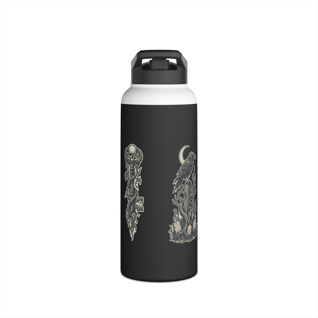 "The Haunted Tour" Stainless Steel Water Bottle, Standard Lid