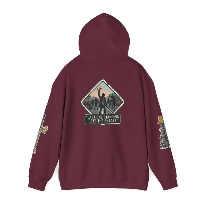 "Last One Standing Gets the Snacks" Unisex Hoodie