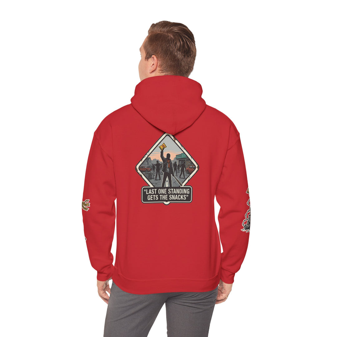 "Last One Standing Gets the Snacks" Unisex Hoodie