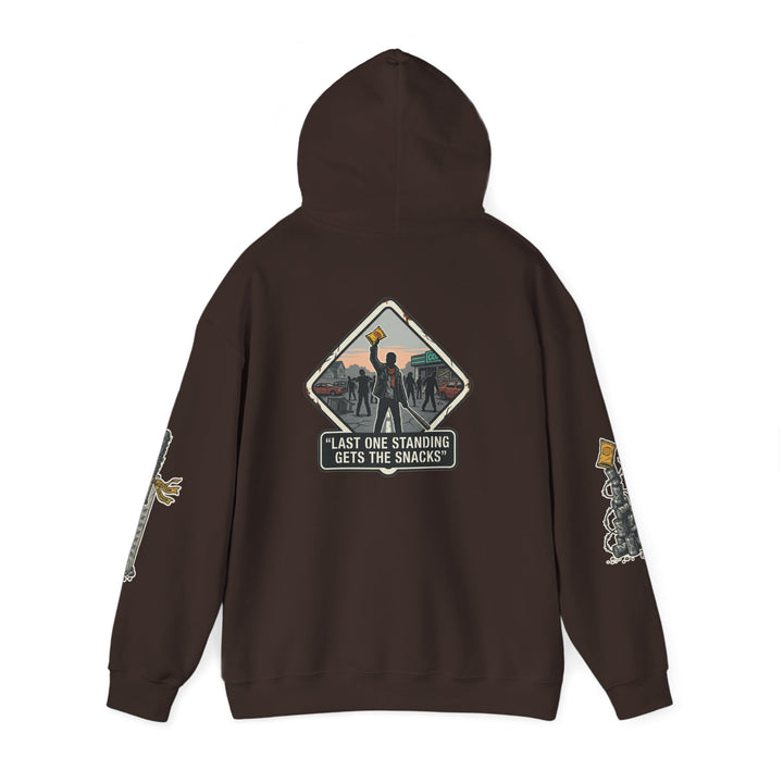 "Last One Standing Gets the Snacks" Unisex Hoodie