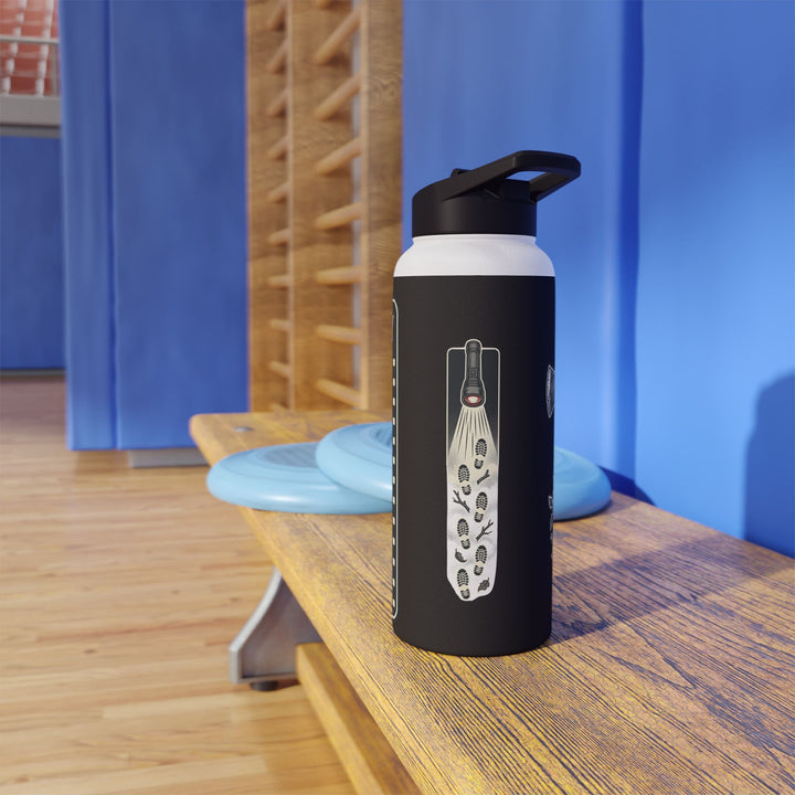 "Final Girl Energy" Stainless Steel Water Bottle, Standard Lid