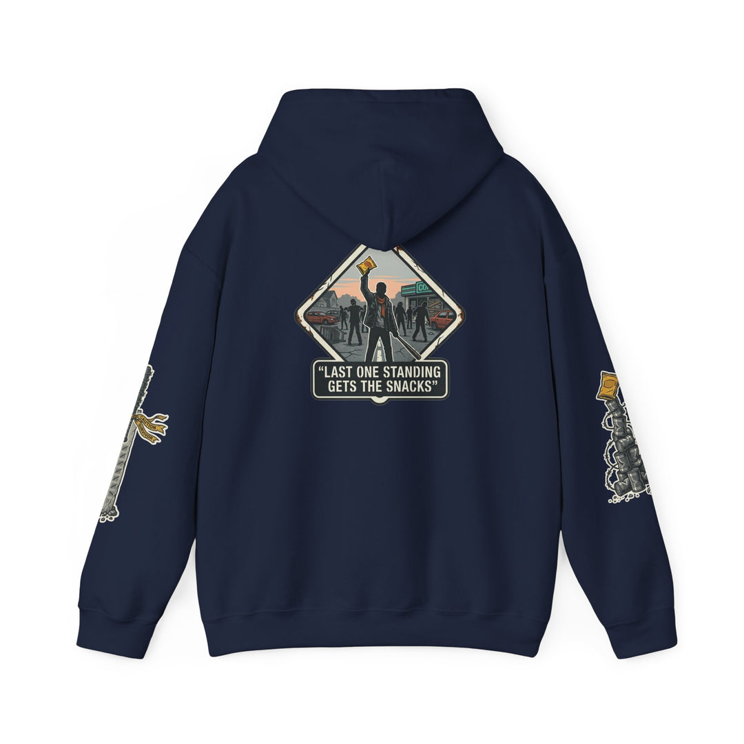 "Last One Standing Gets the Snacks" Unisex Hoodie