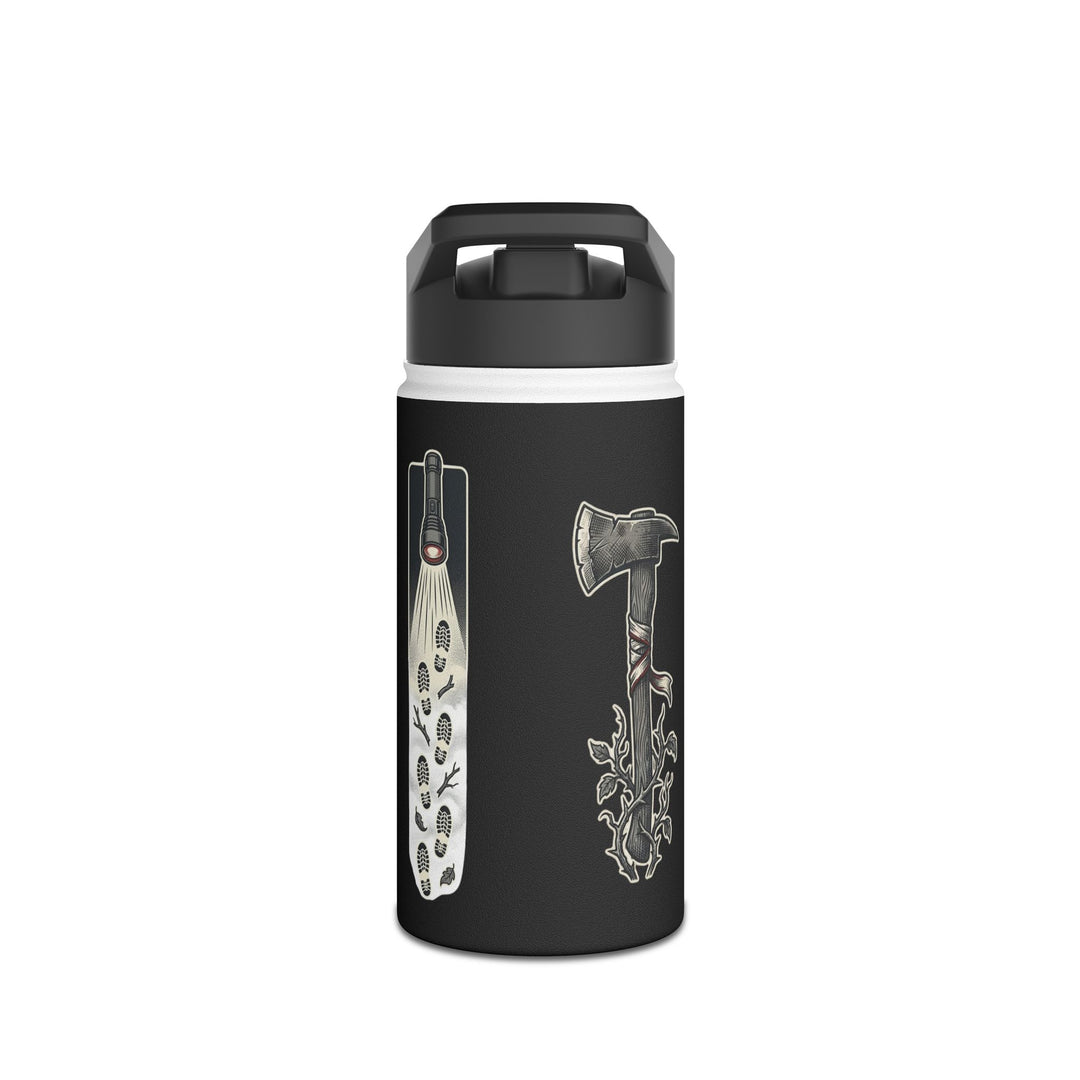 "Final Girl Energy" Stainless Steel Water Bottle, Standard Lid