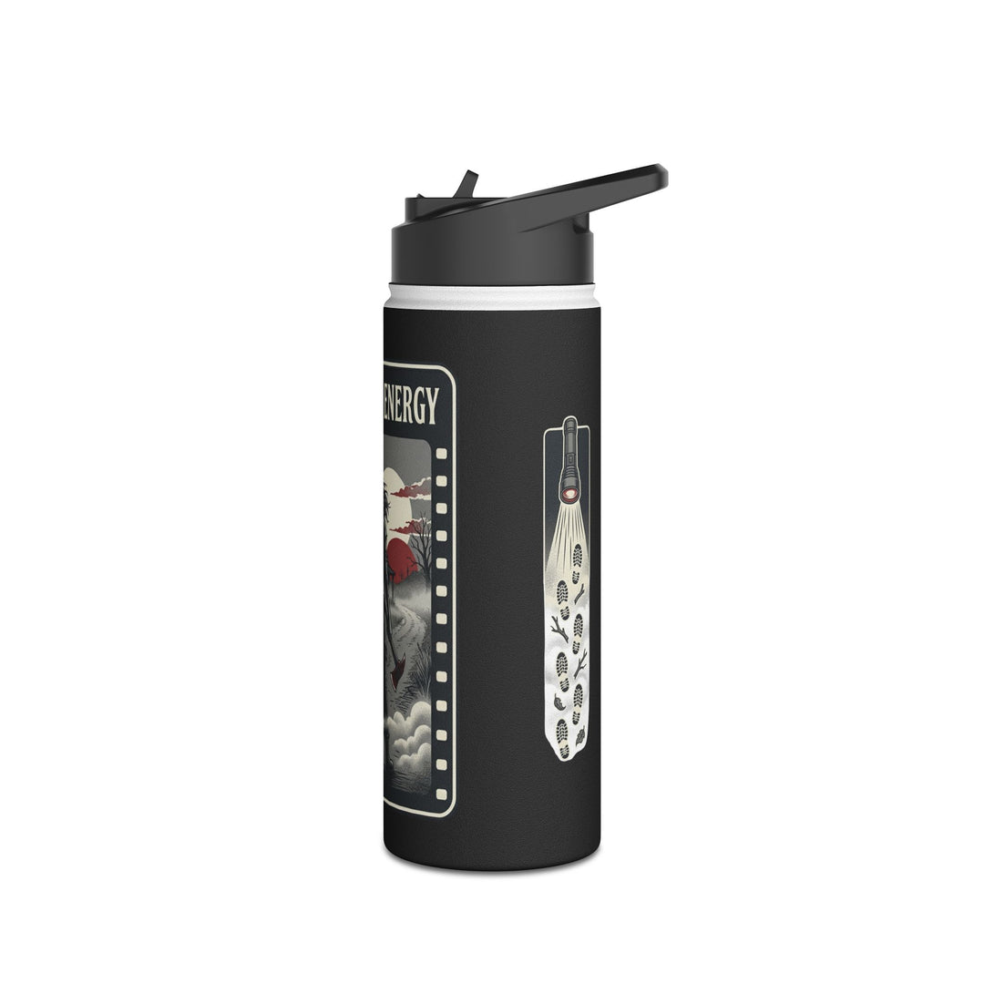 "Final Girl Energy" Stainless Steel Water Bottle, Standard Lid