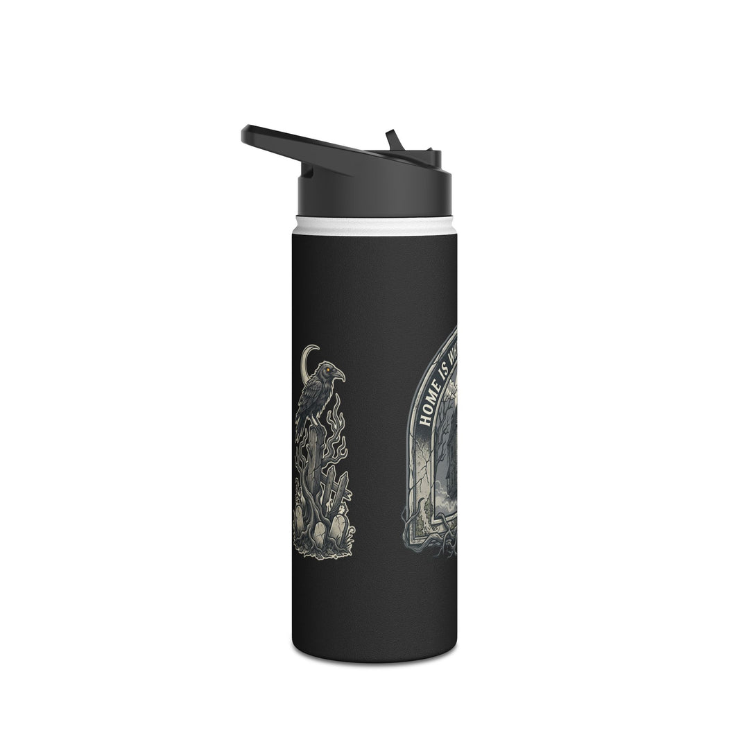 "The Haunted Tour" Stainless Steel Water Bottle, Standard Lid