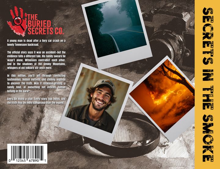 PREORDER - Secrets in the Smoke - True Crime Murder Mystery Game