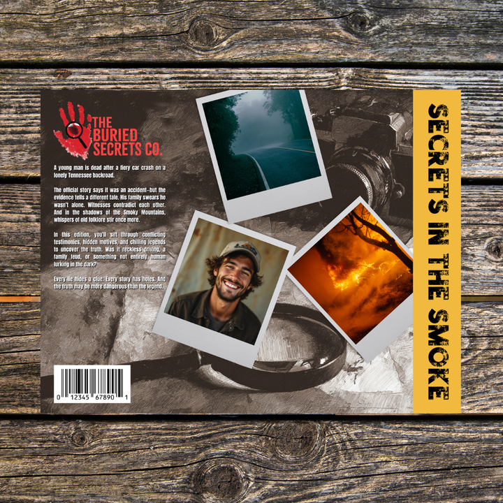 Secrets in the Smoke - True Crime Murder Mystery Game