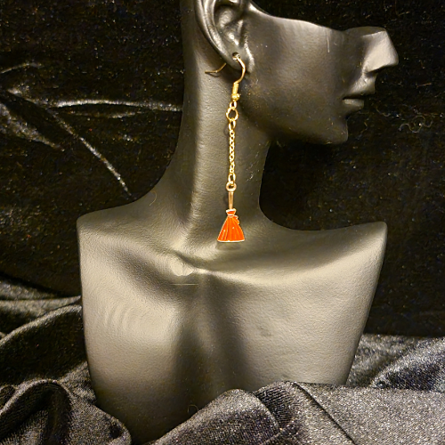Witch's Broom Earrings